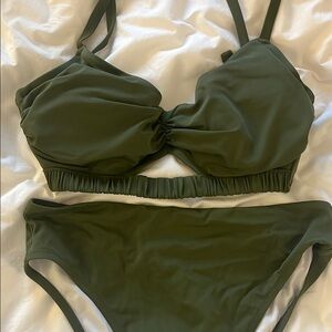Olive Green Bikini Set Shade and Shore from Target